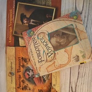 Amerigo Vespucci Explorer Biography Hardcover America USA History, 3 Book Bundle